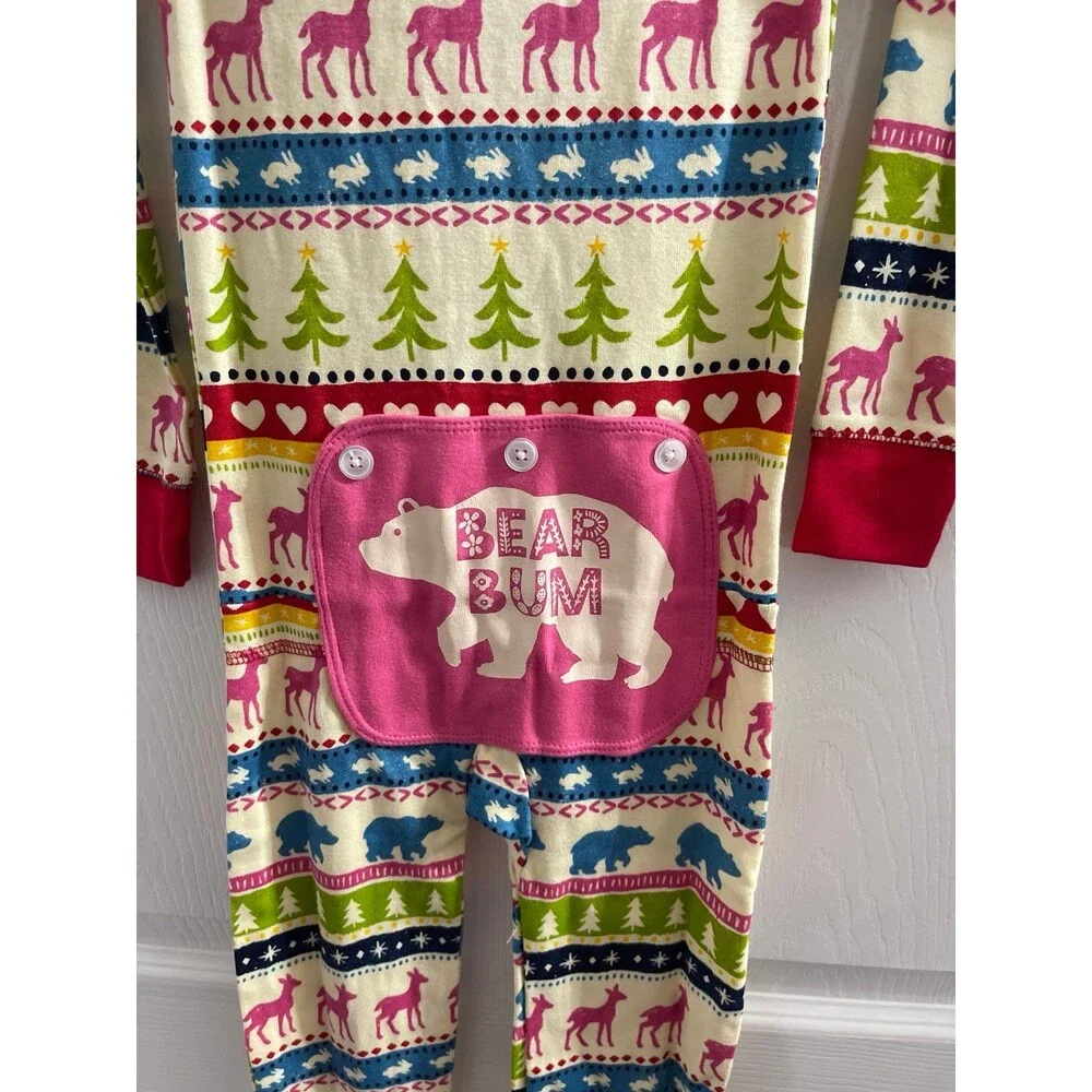 Little Blue House by Hatley Kids Union Suit Cream Fair Isle Size 2 New With Tag